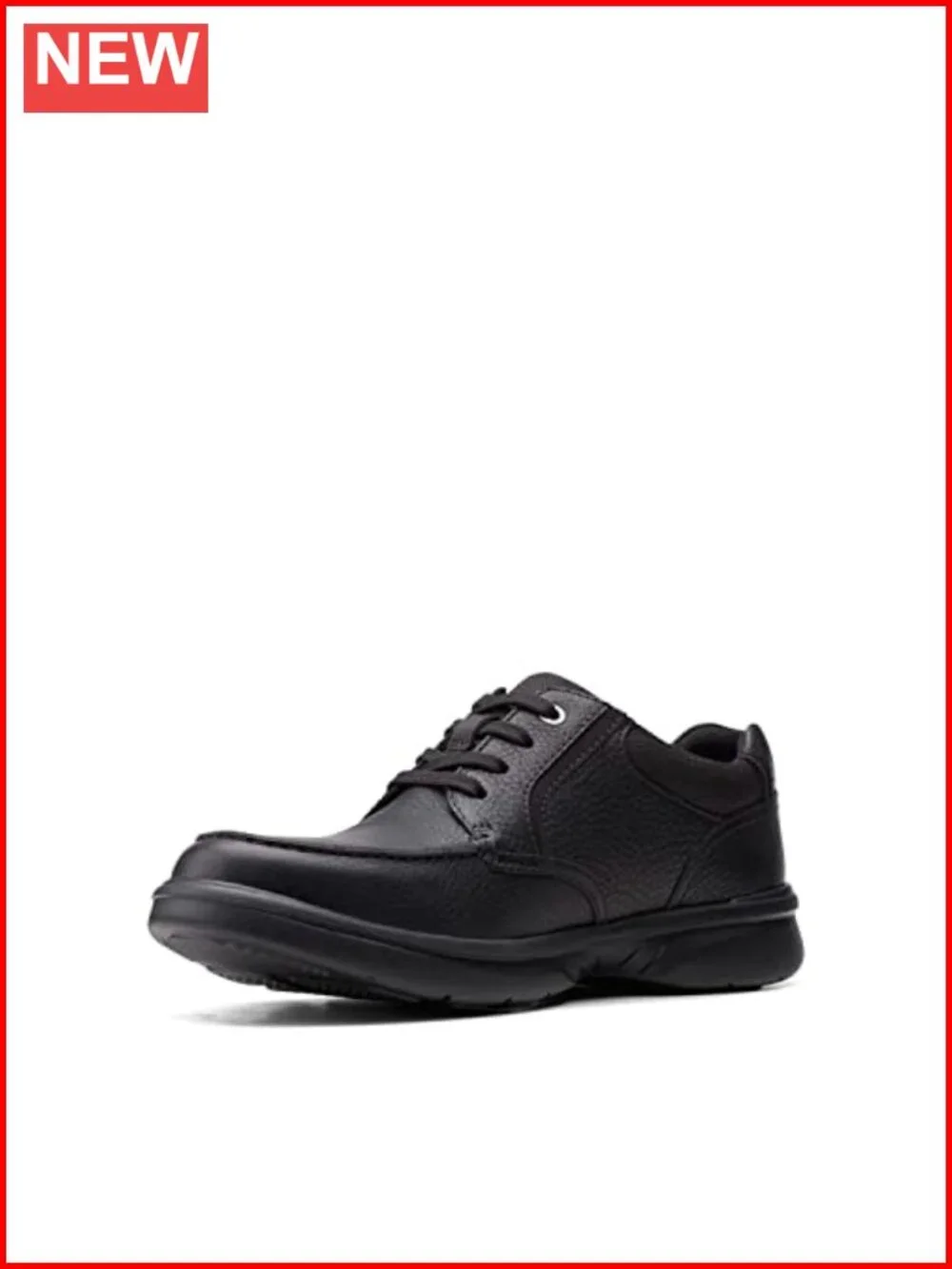 Black Tumbled Leather Lace-Up Oxfords with OrthoLite Footbed